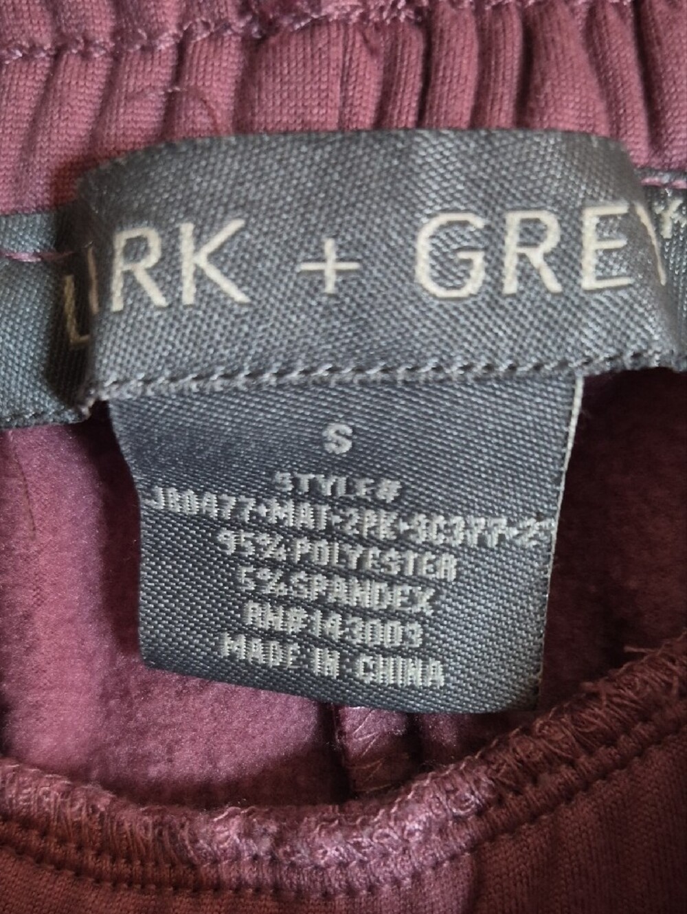 Mama Graphic Joggers in Dusky Rose — Women's Cozy Sweatpants - Picture 3 of 4